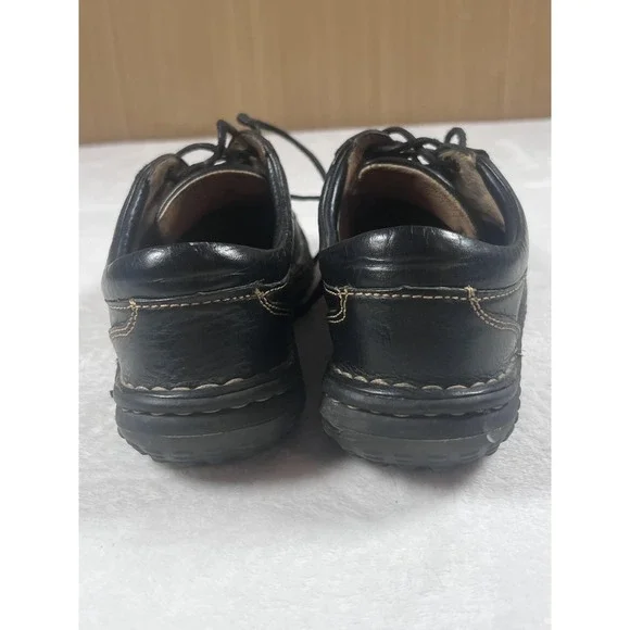 Born Shoes Womens Size 9 Black Leather Oxford Lace Up Comfort Casual Walking - Picture 9 of 10